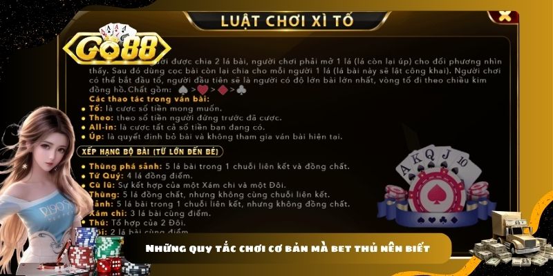 Những quy tắc chơi cơ bản mà bet thủ nên biết