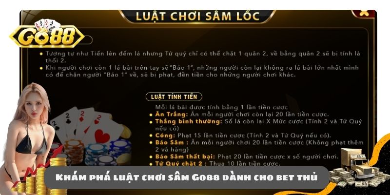 Khám phá luật chơi sâm Go88 dành cho bet thủ