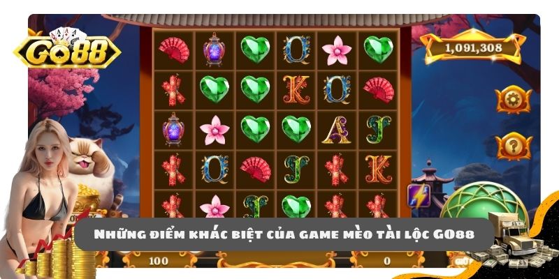 Những điểm khác biệt của game mèo tài lộc GO88