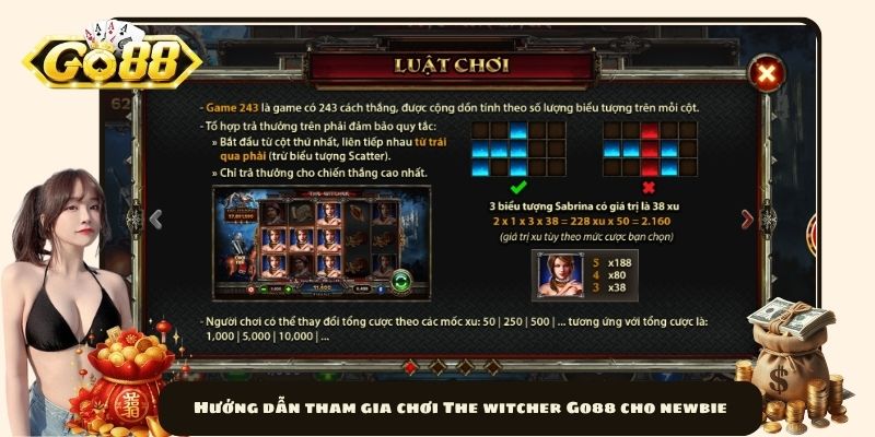 Hướng dẫn tham gia chơi The witcher Go88 cho newbie