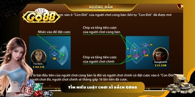 Tìm hiểu luật chơi xì dách GO88